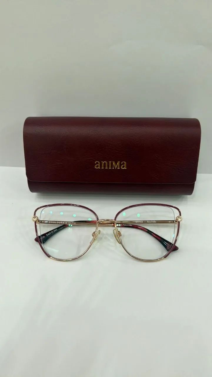 Armação Anima com lentes Haytek sem grau com antirreflexo e filtro azul! - Foto 2