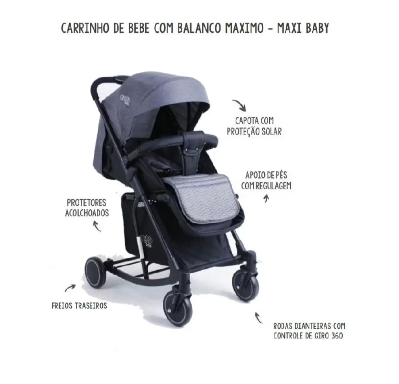 Vendo carrinho de bebe