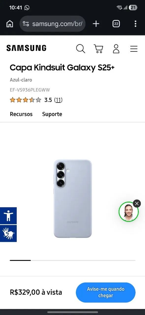 Capa original Samsung S25 kindsuit  - Foto 4