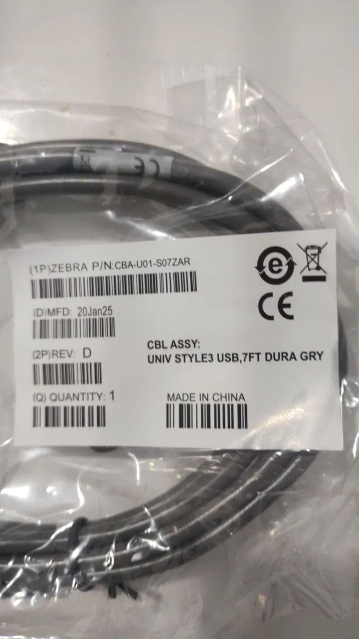 Leitor de código de barras Symbol LS2208-SR20007R-UR.   Com suporte      7 pçs - Foto 2