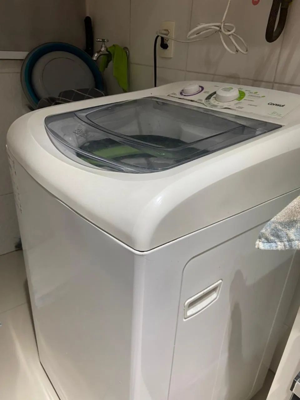 Máquina de Lavar Consul 9 kg com vazamento 