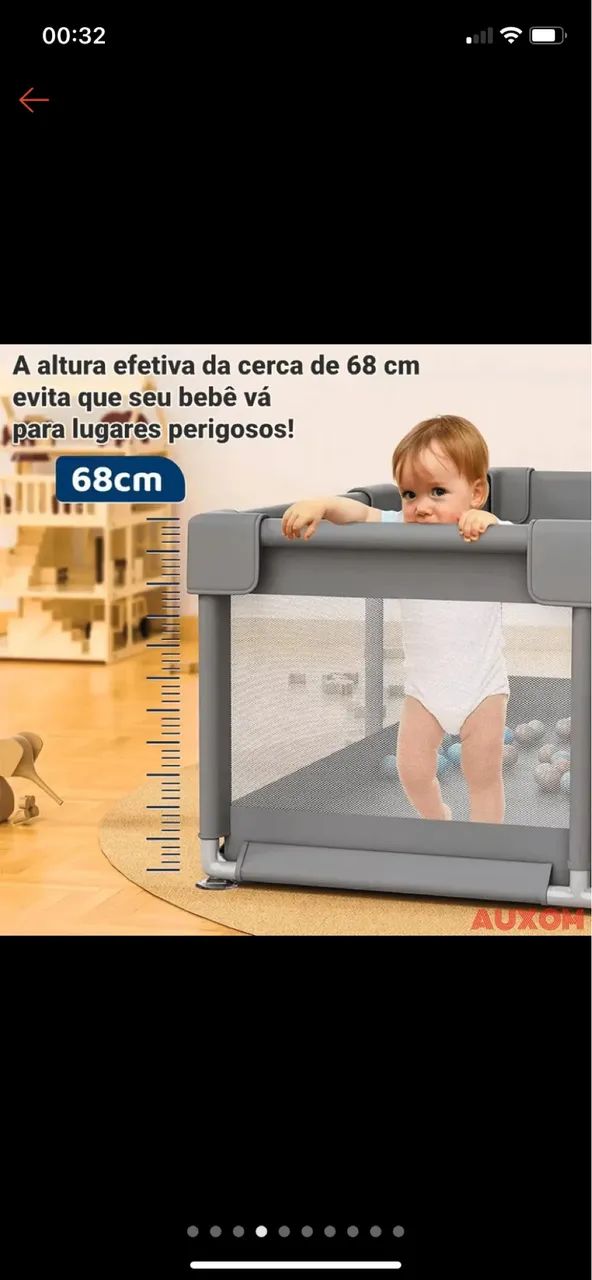Cercadinho de bebe chiqueirinho infantil  - Foto 2