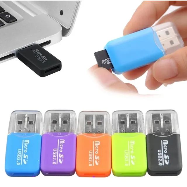 Adaptador Leitor De Cartão Micro SD USB 2.0 - Foto 2