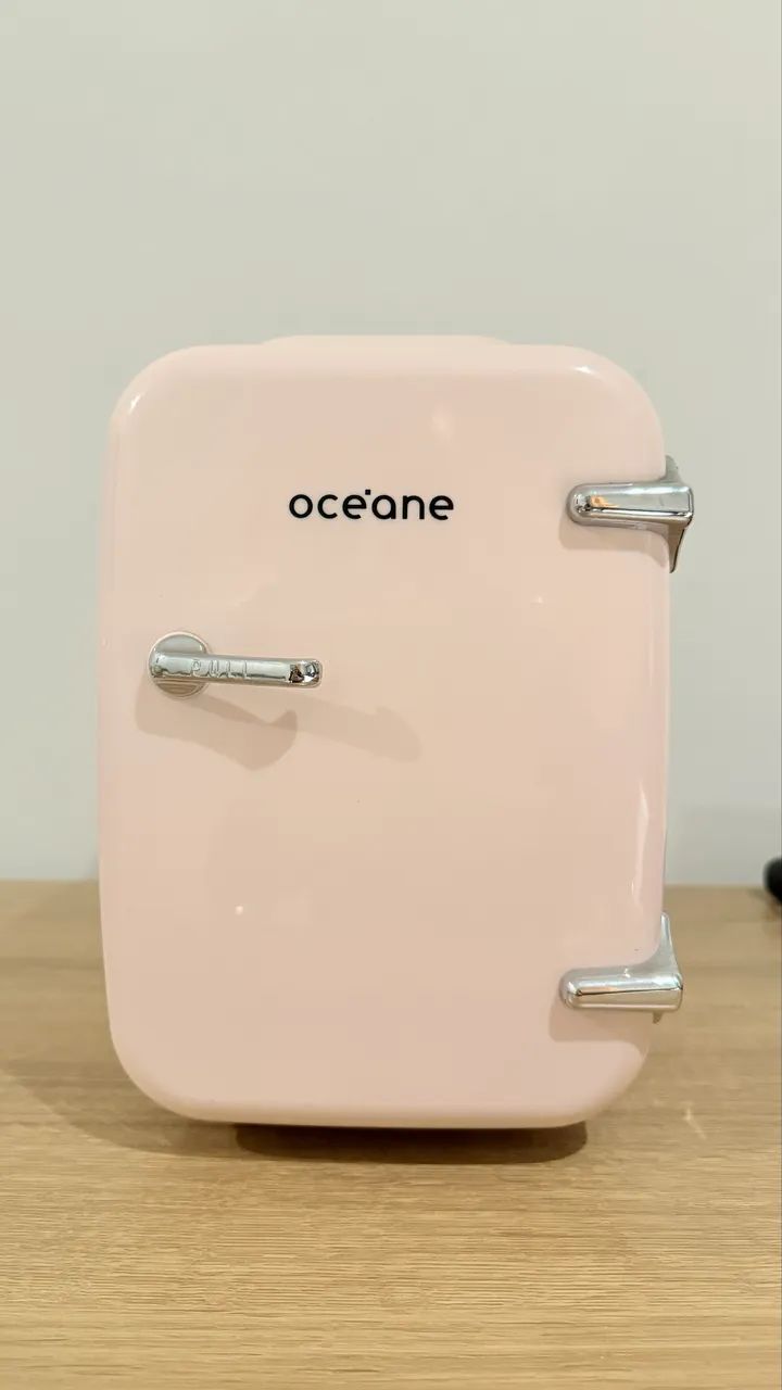 Mini Geladeira para Skincare Oceane 4L - Rosa | Seminova - Foto 2