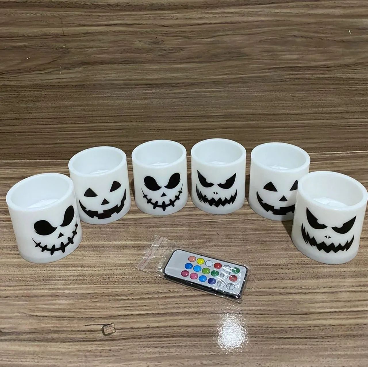 Promoção!!! Kit Luminária Led Halloween 6pcs RGB - Foto 2