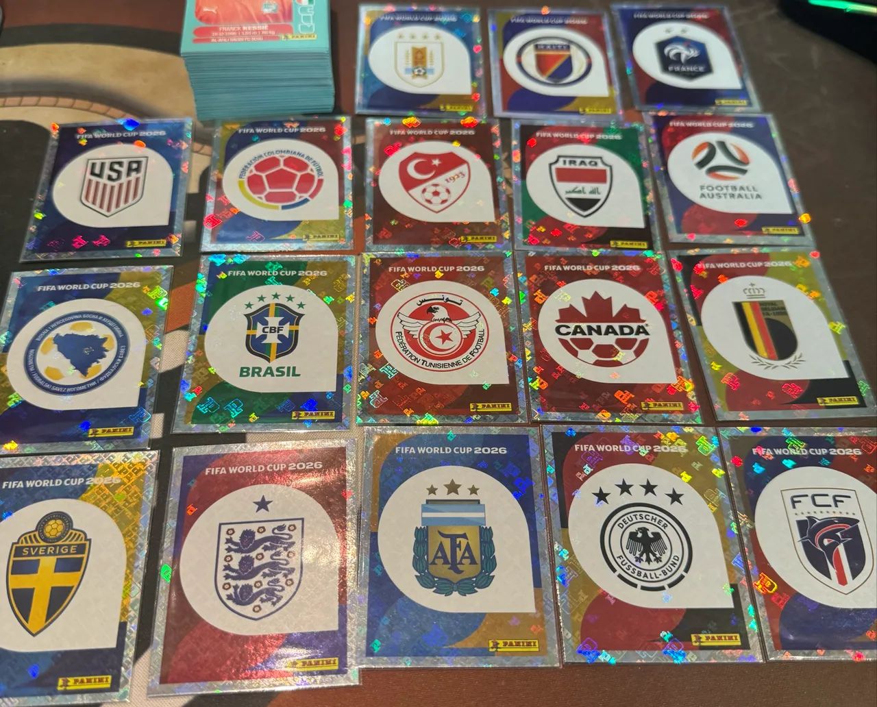 Figurinhas AVULSAS ou kits da Copa, panini 2026