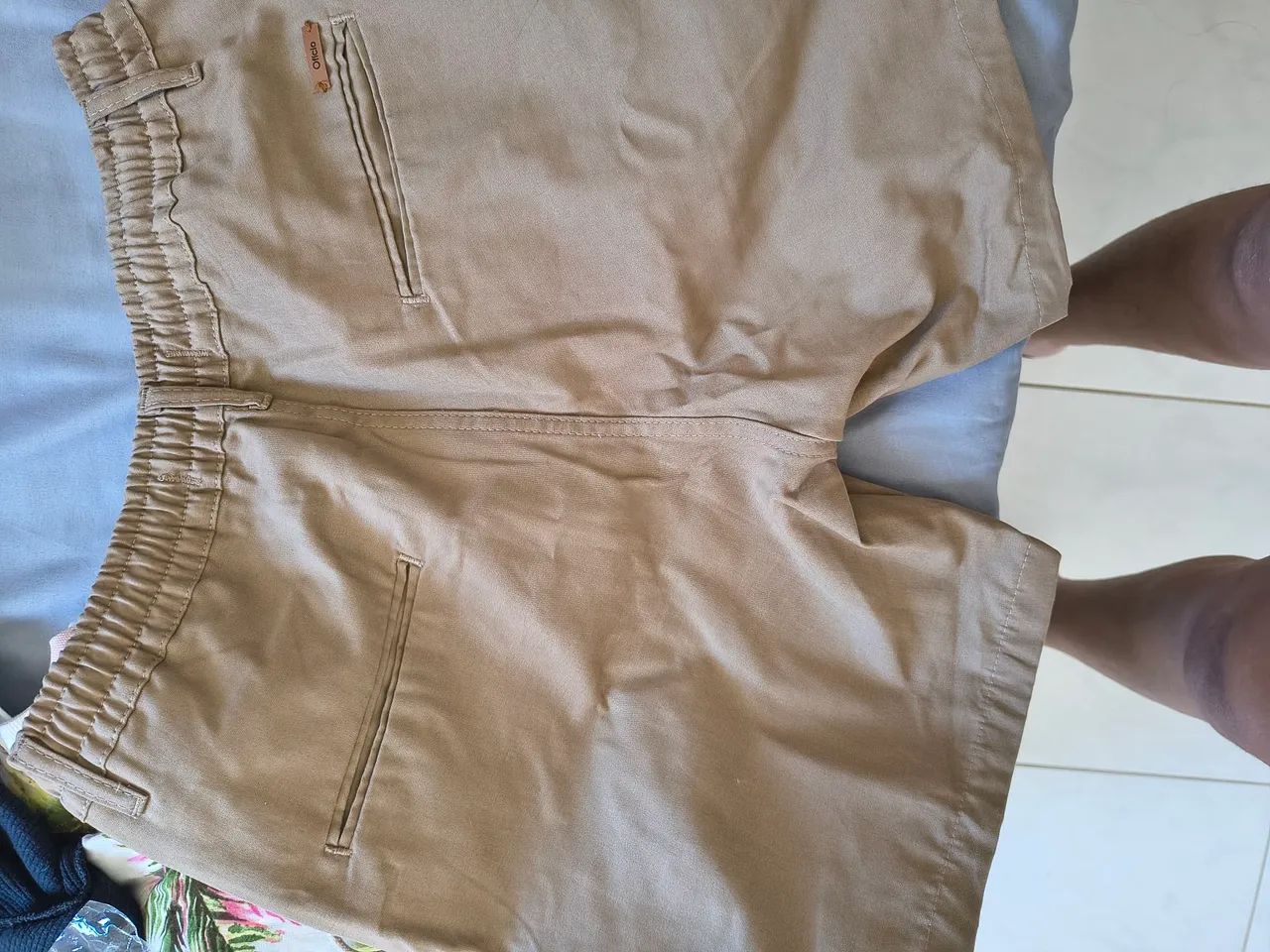 Camisas polo e bermuda em sarja - Foto 4