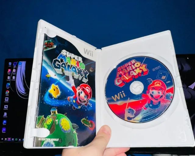 jogo original para nintendo wii - super mario galaxy 1 - europeu - Foto 2
