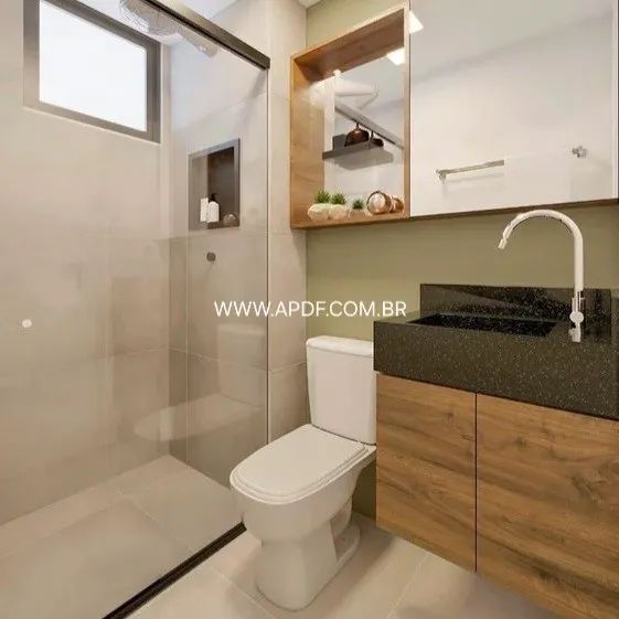 Apartamento 2 Quartos para Venda em Brasília, Areal (Águas Claras), 2 dormitórios, 1 banhe - Foto 4