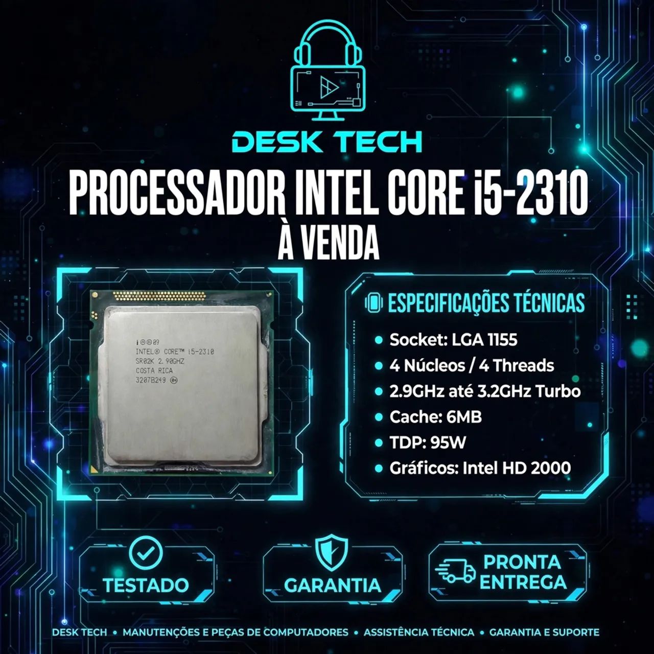 Vende se processador i5- 2310