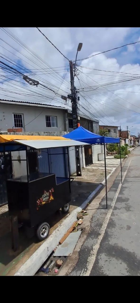 Carrinho de espetinho 