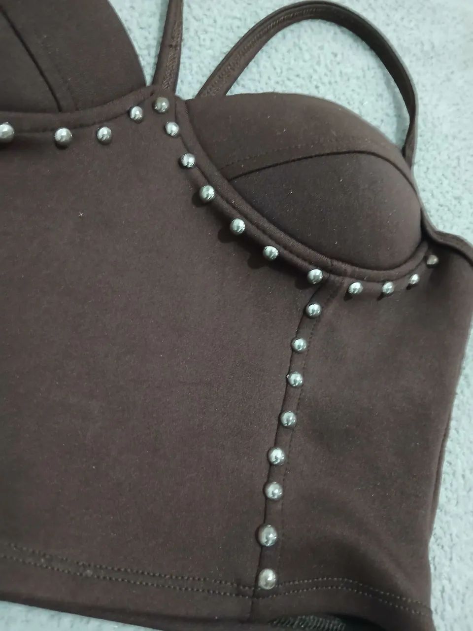 Cropped Marrom - Foto 3