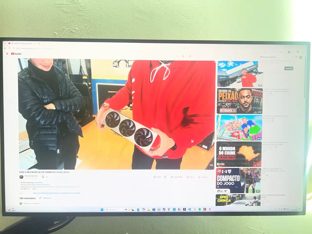 Munitor Dell  ultrasharp 27