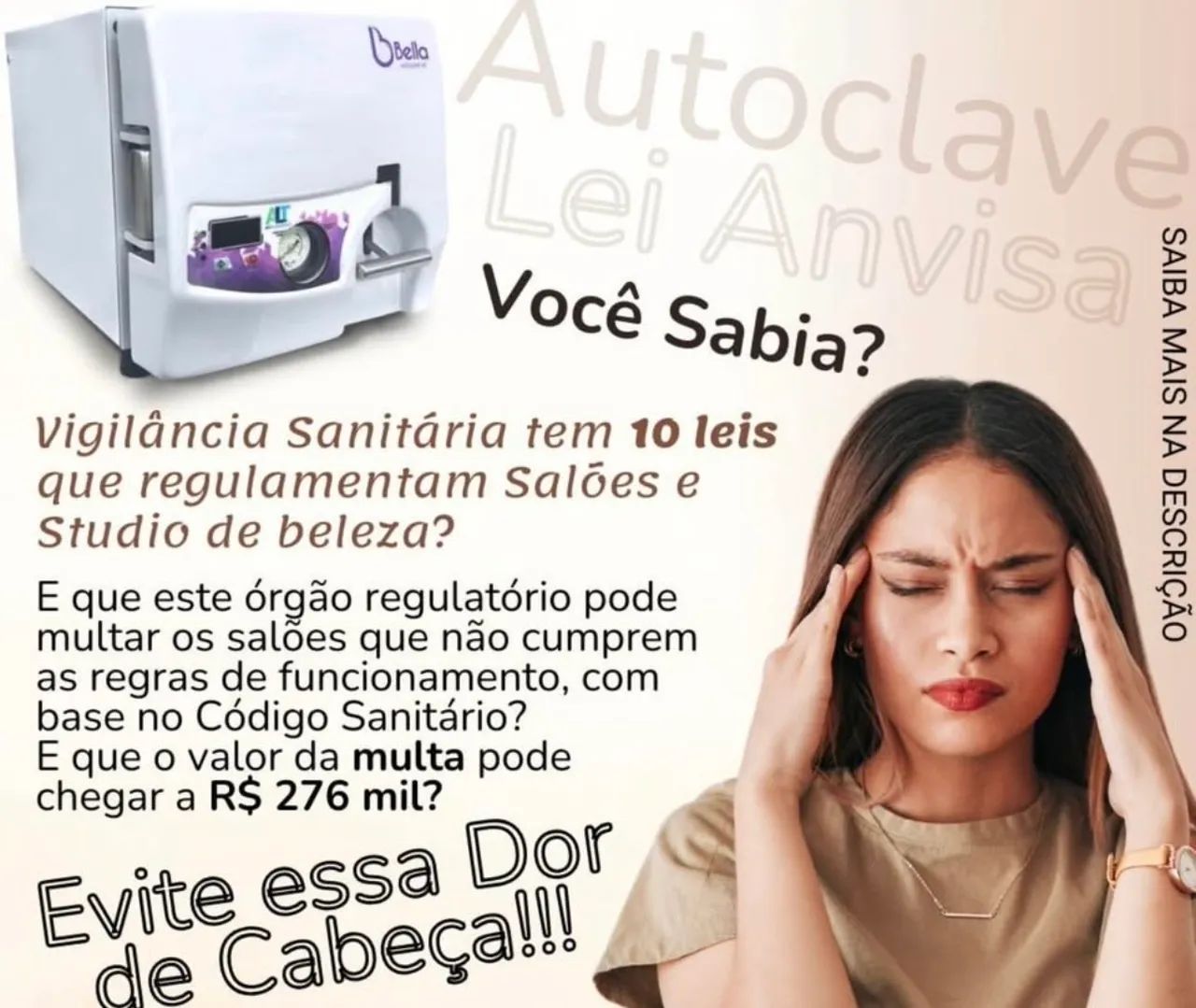 Auto Clave 5L com Nota Fiscal - Foto 5