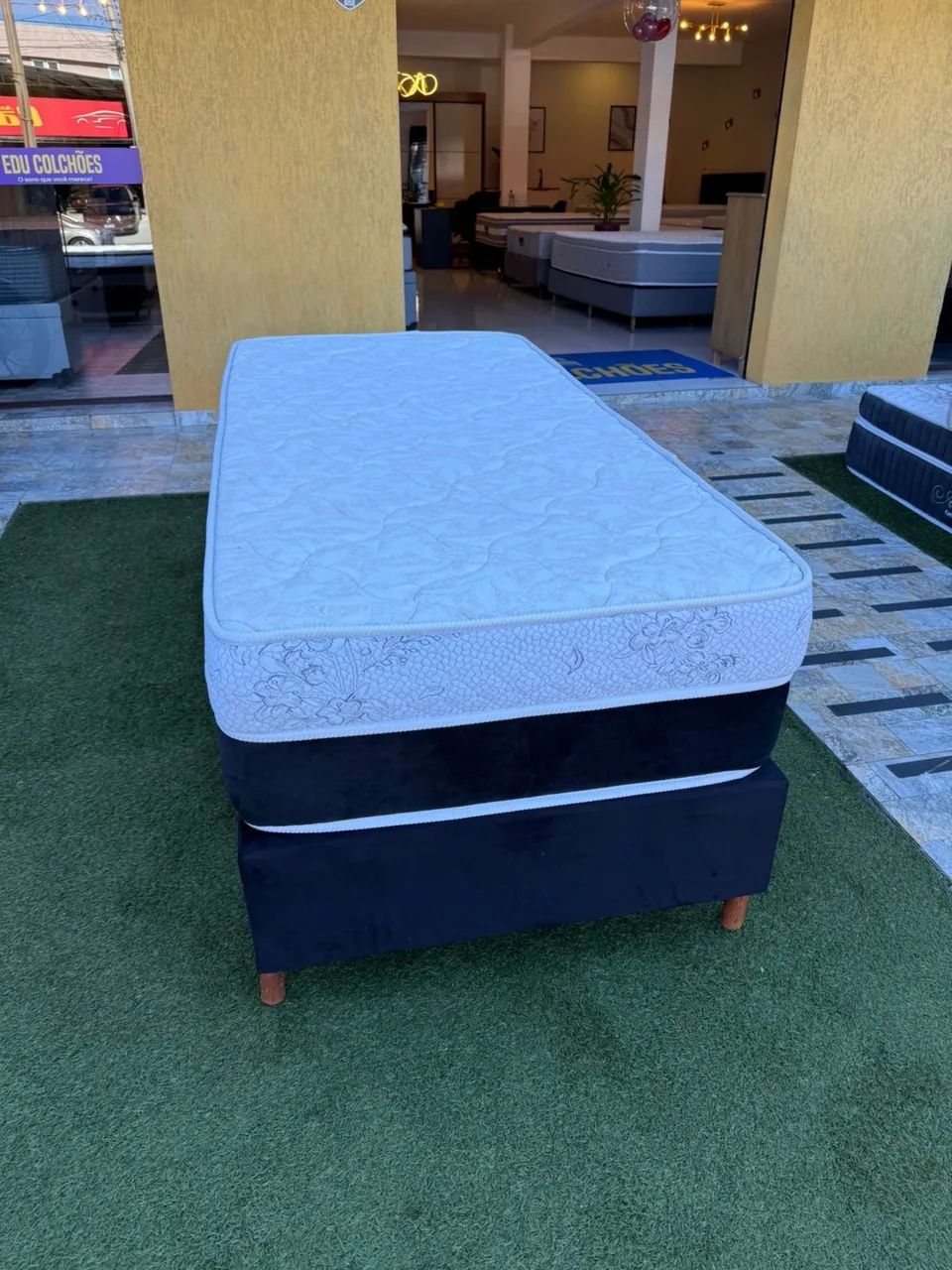 Cama de Solteiro com colchão Solteiro TOP - Entrego!  - Foto 2