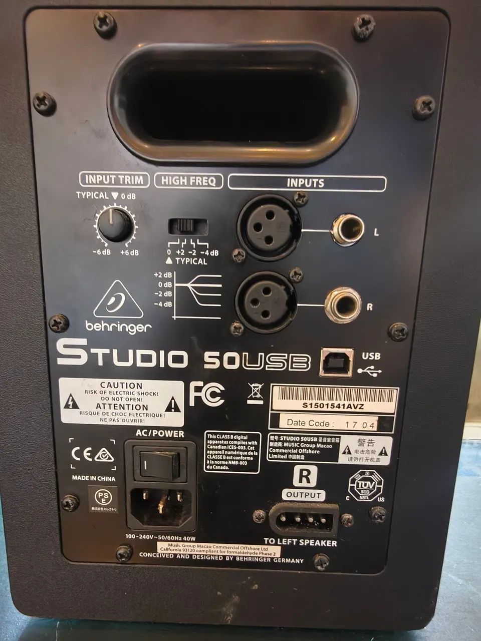 Monitor Behringer studio 50 USB - Foto 3