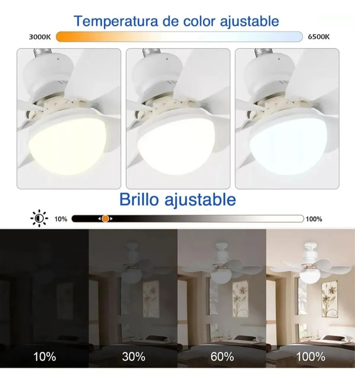 Luminária com ventilador  - Foto 3