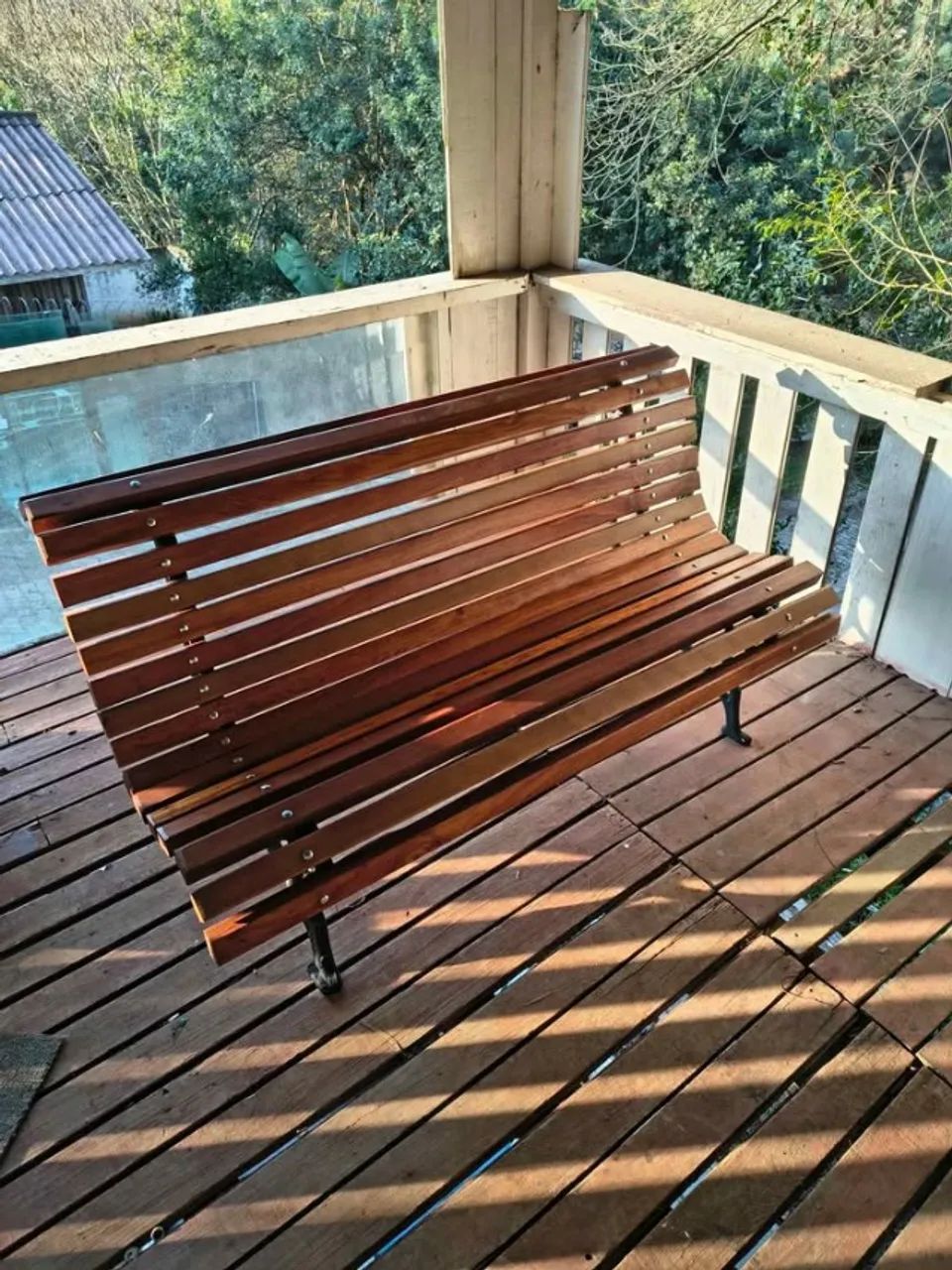 Vendo banco de madeira (banco de praça) - Foto 3