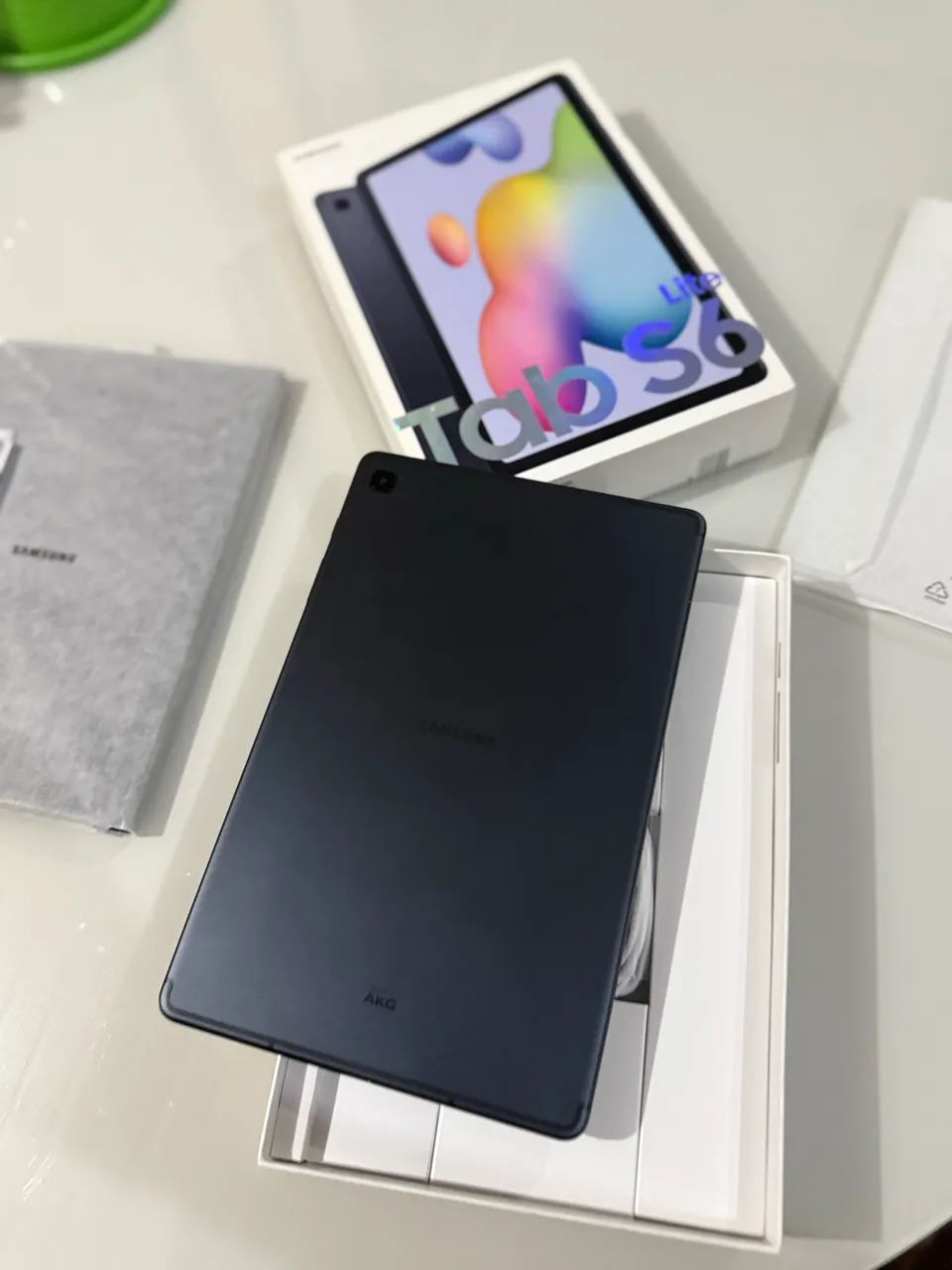 Tab S6 lite 64GB, pega chip completo na caixa e acessórios  - Foto 4