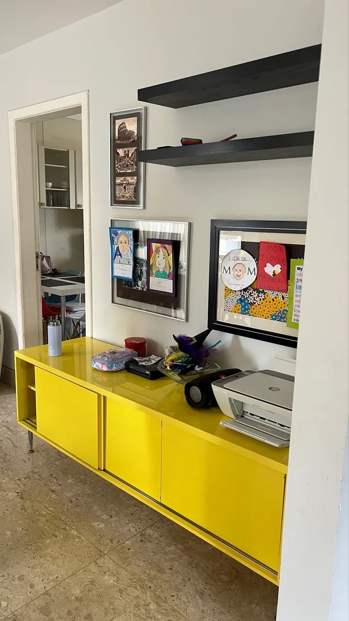 Lindo Rack Buffet em Laca Amarelo - Foto 2