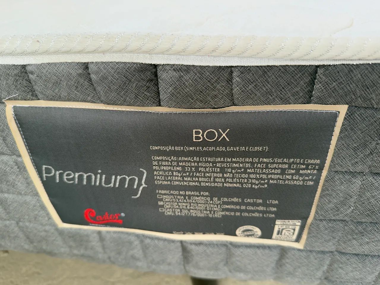 Base cama Box casal 