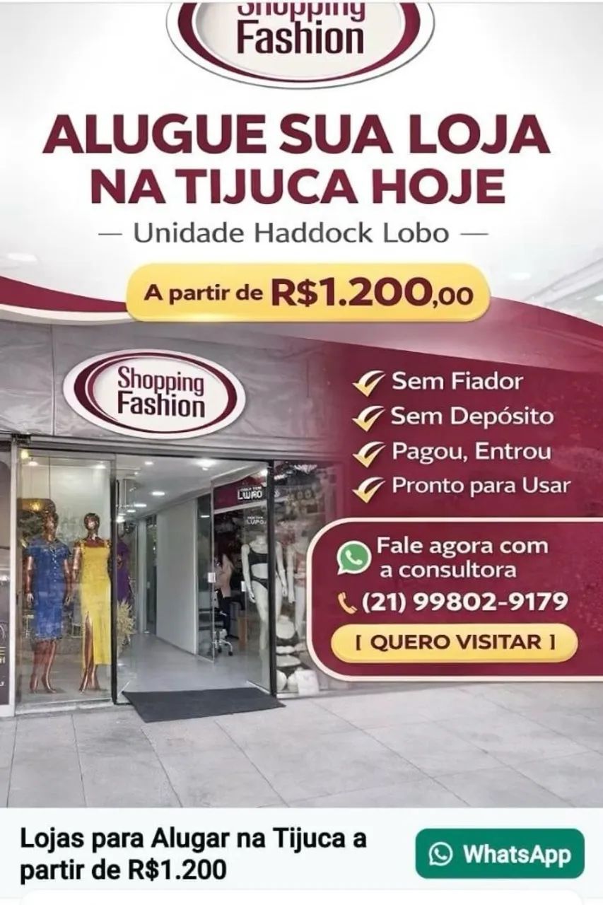LOJAS DISPONIVEIS PARA LOCAÇÃO NA TIJUCA - Foto 4