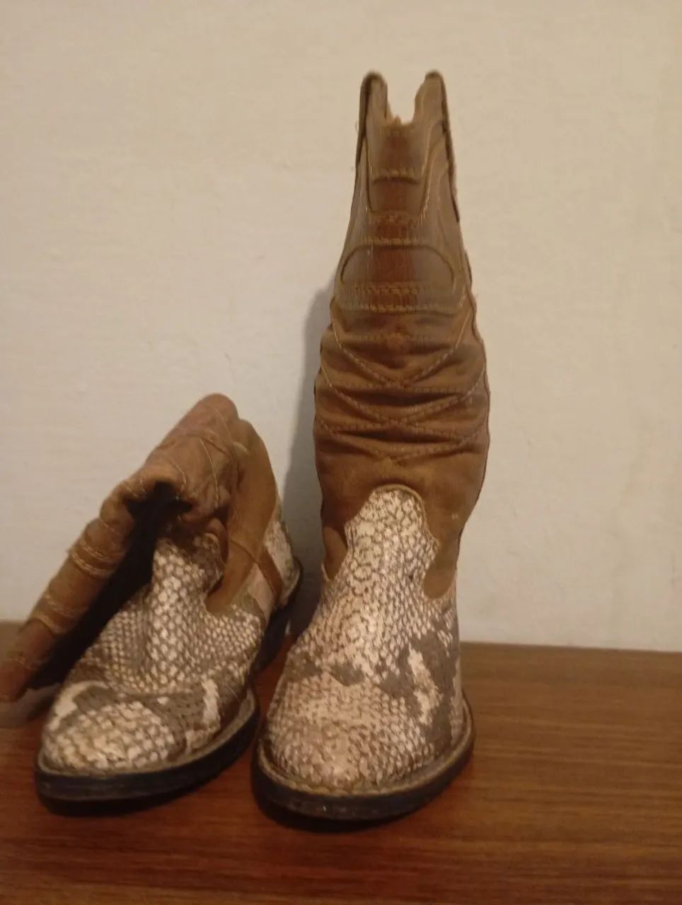 Bota infantil de couro legítimo  - Foto 2