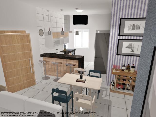 Casa Nova || Pontal Sta Marina Caraguá || 1 Dorm, 1 Suíte || 2 Vagas de Garagem || 195 mil - Foto 9