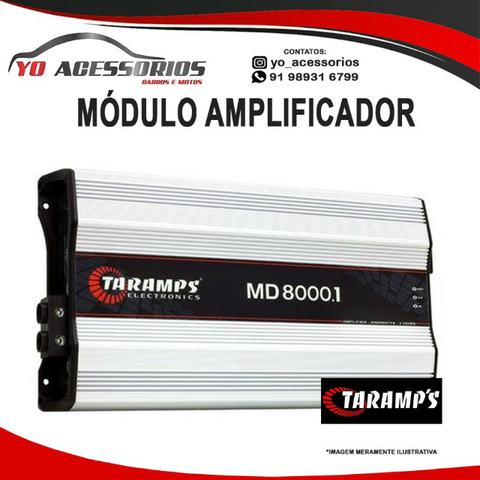 Módulo Amplificador Automotivo Taramps Md 8000.1 1 Ohm 8000w