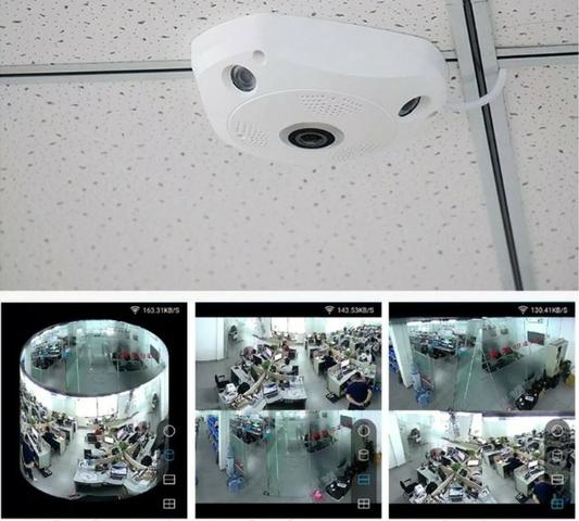COD-AP34 Câmera Panorâmica Segurança 3d Vr Cam Hd Wifi 360º Arduino Automação Robotica - Foto 5