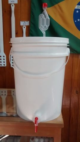 Balde Fermentador Maturador 22L para Cerveja Artesanal - More Hops! Brew Shop - Foto 2