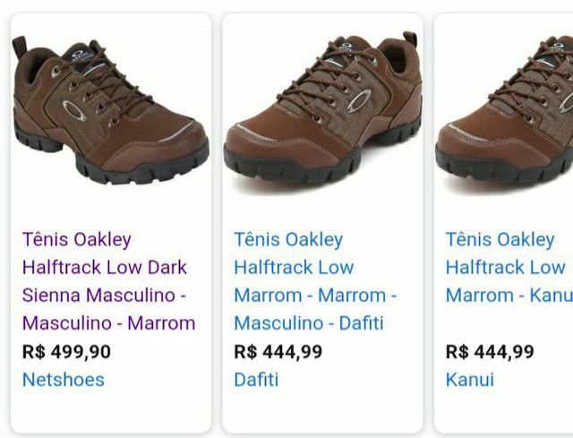 dafiti tenis masculino oakley