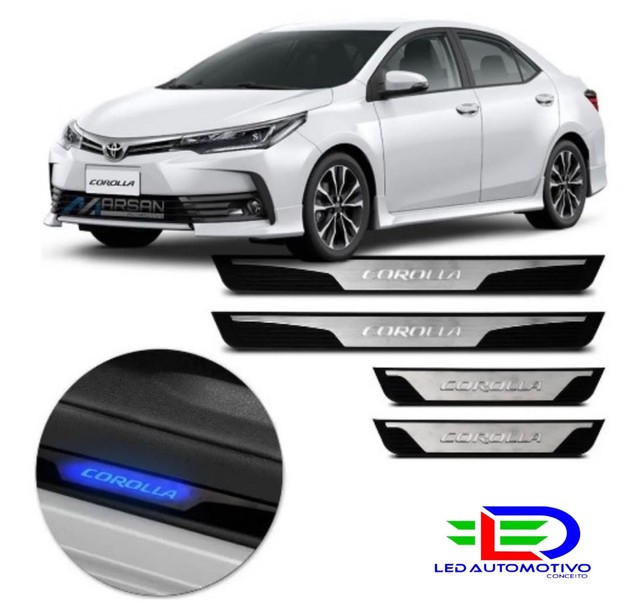 Soleira de Led Inox Corolla