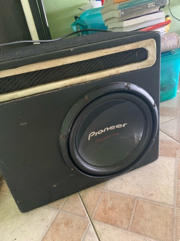 Caixa labirinto + boca de 12 pioneer 