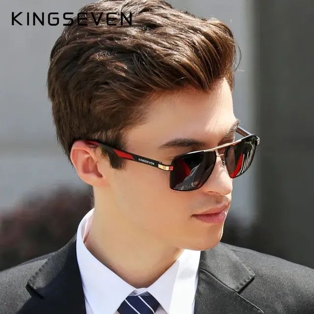 ÓCULOS KINGSEVEN ORIGINAL BLACK/RED - Foto 2