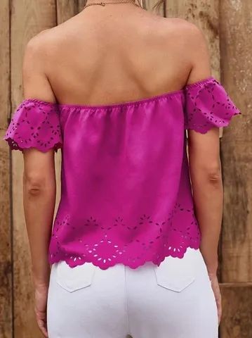 Blusa sem Alça Fúchsia - Foto 2