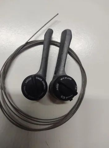 Alavancas de Câmbio em nylon industrial antigas anos 80/90 novas sem uso marca Suntour.