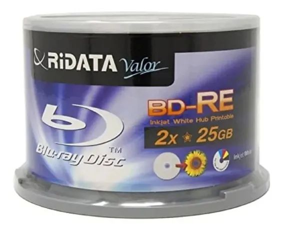 50 Dvd Blu Ray Bd-r 25gb /6x Printable - Foto 3