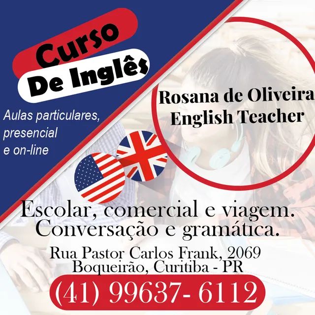 Aulas particulares de Inglês on line