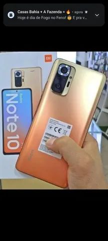 Celular xiaomi note 10 128gb 8gg memoria ram, casas bahia