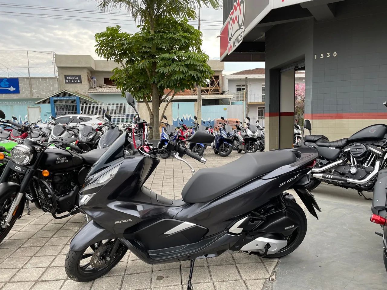 (Tx. 0,99% em até 18x no Cartão) Honda / PCX 150 ABS - 2022 - Foto 3