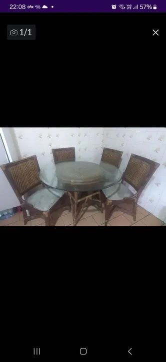 Mesa de Junco com Apui