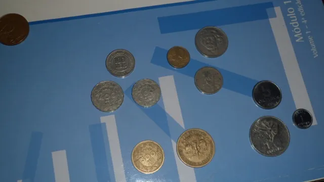 Coleção de moedas antigas