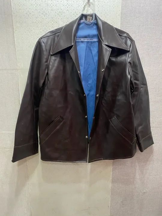 Jaqueta vinil masculina tamanho m vintage  - Foto 5