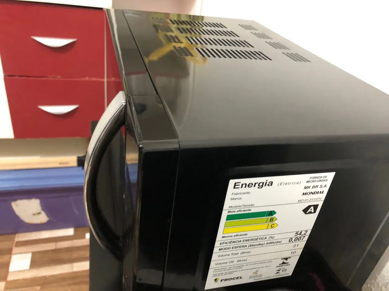 Micro-ondas Mondial 25 Litros Preto - Foto 3