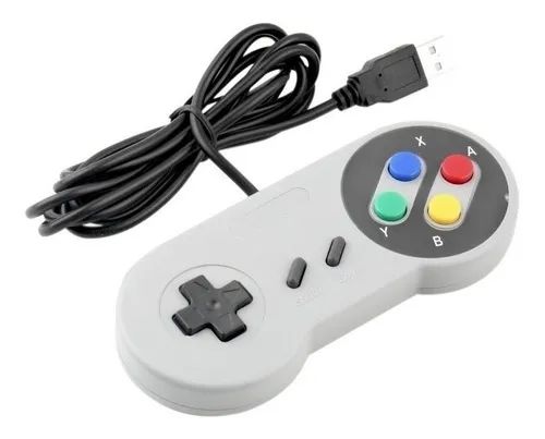 Controle Usb Super Nintendo Snes Joystick Windows Mac Linux - Foto 3