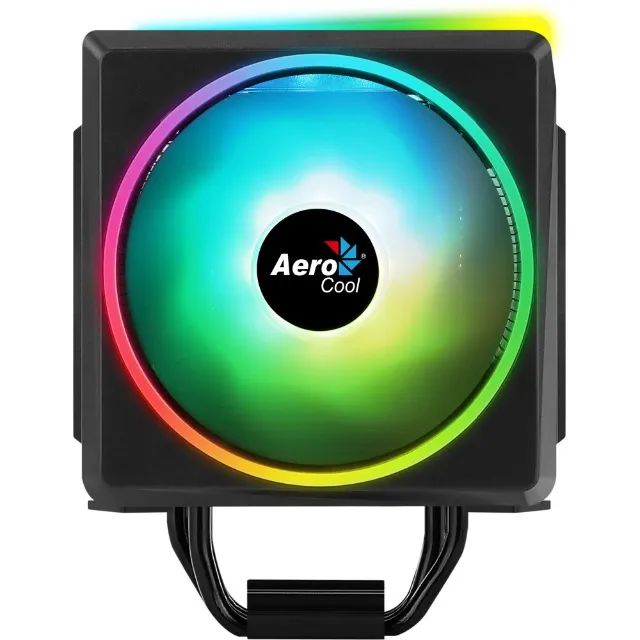 Air Cooler Aerocool Cylon 4F ARGB Preto LGA 1700/2066/2011 | AM5 HeatPipe: 4 - WZetta - Foto 2