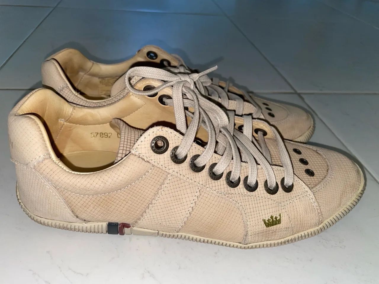 Sapato Samello Antigo Dockside Samello Anos 90 Sapatenis Cano Alto