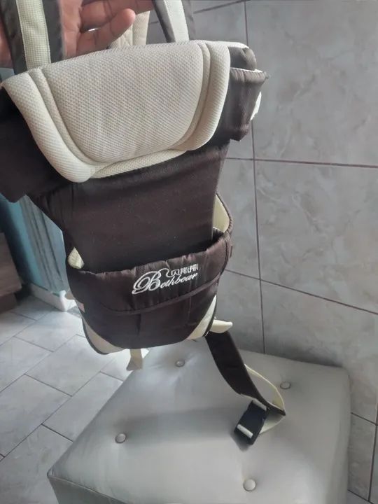 Canguru p bebê, suporte p banheira e cadeirinha para introdução alimentar. - Foto 6