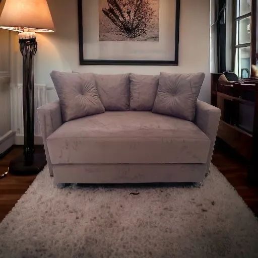 Resistente Sofá Cama Casal 4 almofadas Novos  - Foto 6